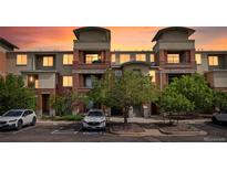Beautiful condo building with modern architecture and sunset view at 4100 Albion St # 424, Denver, CO 80216