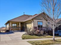 Charming single-Gathering home with a well-maintained front yard and inviting curb appeal on a sunny day at 19368 E Quincy Pl, Aurora, CO 80015