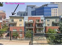 View of a 4th floor penthouse featuring balconies and patios with views at 1438 Little Raven St # 407, Denver, CO 80202