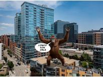 Exterior view of a condo with a large gorilla at 1700 Bassett St # 1119, Denver, CO 80202