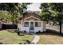 Charming craftsman home with a newly landscaped front yard at 4659 Wyandot St, Denver, CO 80211