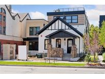 Stunning two-story home with modern design and stone accents at 1838 Pearl # C, Boulder, CO 80302