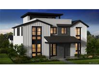 Charming modern farmhouse exterior with black trim and metal roof accents at 2778 Utica St, Denver, CO 80212