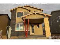 Two-story home under construction with a modern design and attractive facade at 2283 Serenidad St, Brighton, CO 80601