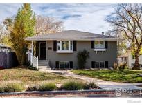 Ranch-style home with landscaping, showcasing curb appeal at 1220 La Farge Ave, Louisville, CO 80027