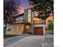 Stunning two-story home with modern design and landscaped front yard at 1531 Dellwood Ave, Boulder, CO 80304