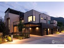 Contemporary multi-unit building with sleek design and private parking at 1955 3Rd St # 6, Boulder, CO 80302