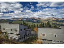 Mountain view condo complex with stunning mountain backdrop at 53 View Ln # A Week 40, Breckenridge, CO 80424