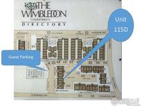Wimbledon Condominium community map showing building locations and guest parking at 3000 Colorado Ave # 115, Boulder, CO 80303