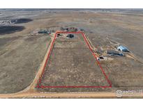Aerial view of property with large acreage at 11837 County Road 39, Fort Lupton, CO 80621