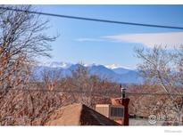 Stunning mountain view from the rooftop featuring snow-capped peaks and a blue sky at 2051 N Downing St # 5, Denver, CO 80205