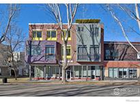 Modern multi-story building with colorful window accents on a clear day at 2011 100 Year Party Ct # 2, Longmont, CO 80504