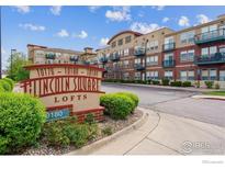 Well-maintained condo community with manicured landscaping and convenient street access at 10184 Park Meadows Dr # 1120, Lone Tree, CO 80124