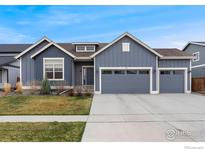 Charming two-story home with well-manicured lawn and a two-car garage, perfect for Gathering living at 316 Rhubarb Dr, Berthoud, CO 80513