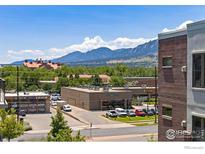 Enjoy gorgeous mountain views from this property located near retail and local business storefronts at 3601 Arapahoe Ave # 422, Boulder, CO 80303