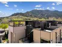 Modern townhomes featuring rooftop patios with stunning mountain views at 1955 3Rd St # 10, Boulder, CO 80302