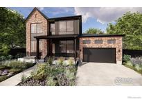 Charming two-story brick home with a modern design, landscaped yard, and an attached two-car garage at 2941 21St St, Boulder, CO 80301