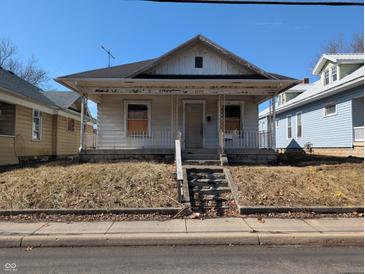 Charming single-Gathering home featuring a quaint front porch at 1709 Central Ave, Anderson, IN 46016