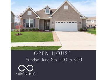 Charming single-Gathering home featuring a well-manicured lawn and a two-car garage, perfect for suburban living at 981 Mound St, Bargersville, IN 46106