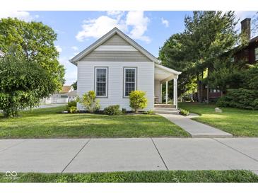 Charming single-story home with well-maintained lawn and inviting curb appeal at 170 W Broadway St, Greenwood, IN 46142