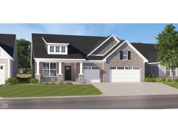 Charming single-Gathering home with a two-car garage and a well-manicured lawn at 5076 Foxley Park Ln, Avon, IN 46123