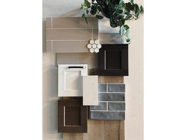 Elegant material selections featuring neutral tones and textures for a modern aesthetic at 443 Flora Pl, Carmel, IN 46290