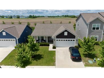 Charming single-Gathering home with well-manicured lawn and inviting curb appeal in a beautiful rural neighborhood at 1980 Bridlewood Dr, Franklin, IN 46131