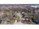 Aerial view of a residential neighborhood at 4738 Moss Creek Ct, Indianapolis, IN 46237