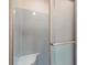 Small bathroom with a shower stall at 4738 Moss Creek Ct, Indianapolis, IN 46237