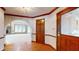 Bright entryway with hardwood floors and archway at 4738 Moss Creek Ct, Indianapolis, IN 46237
