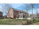 Brick house with screened porch and deck at 4738 Moss Creek Ct, Indianapolis, IN 46237