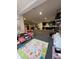 Large basement with entertainment area, wet bar and carpeted flooring, perfect for hosting and leisure at 8722 Rockwood Ln, Indianapolis, IN 46259