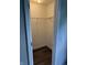 Walk-in closet with wire shelving seen from bedroom doorway at 17902 Cristin Way, Westfield, IN 46062