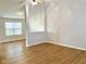 Bright living room with vaulted ceilings and hardwood floors and natural light at 1327 Blue Ridge Ln, Brownsburg, IN 46112