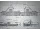 Blueprint elevations showing the rear and right side of the home at 6673 Beekman Pl # C, Zionsville, IN 46077
