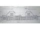 Detailed front elevation blueprint showcasing the home's brick facade and window arrangements at 6673 Beekman Pl # C, Zionsville, IN 46077