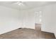 Bedroom with doorway, windows, and carpet at 1901 N Tillotson Ave, Muncie, IN 47304