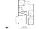 Floor plan of the home that includes 3 bedrooms, 2 baths, living spaces, and garage at 2184 Galleone Way, Plainfield, IN 46168