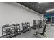 Resident gym featuring free weights and weight machines at 1155 S Rangeline Rd # 504, Carmel, IN 46032