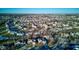 Aerial view of a residential neighborhood with houses and trees at 12106 Cabri Ln, Fishers, IN 46037