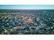 Aerial view of a residential neighborhood with houses and trees in winter at 12106 Cabri Ln, Fishers, IN 46037