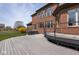 Spacious outdoor deck area, perfect for entertaining guests with views of the backyard at 4499 W 131St St, Carmel, IN 46074