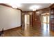 Inviting living room with hardwood floors, and wood trim, providing a warm and elegant atmosphere at 4499 W 131St St, Carmel, IN 46074