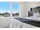 Bright bedroom view from the bed featuring a nice large window with neighborhood views at 806 7Th St, Columbus, IN 47201