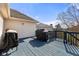 Deck with grill and view of the neighborhood at 6093 Boulder Ct, Columbus, IN 47201