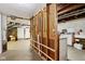 Unfinished basement with workbench and storage at 1185 N 10Th St, Noblesville, IN 46060
