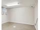 Unfinished basement with concrete floors, white walls, and a small window at 1185 N 10Th St, Noblesville, IN 46060