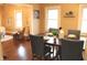 Cozy dining area has hardwood floors and views of adjacent rooms for easy entertaining and daily living at 1185 N 10Th St, Noblesville, IN 46060