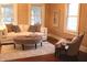 Bright living room features hardwood floors, neutral walls, and an area rug that ties the space together at 1185 N 10Th St, Noblesville, IN 46060