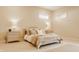 Comfortable bedroom with neutral tones, carpet, and side tables with lamps on each side at 11492 Hanbury Manor Blvd, Noblesville, IN 46060